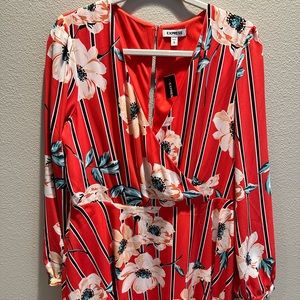 Express Coral Dress NWT